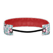 非スリップまたは滑ることフローラヘッドバンド – スタイリッシュ快適 アスレチックヘッドバンド (裏面)