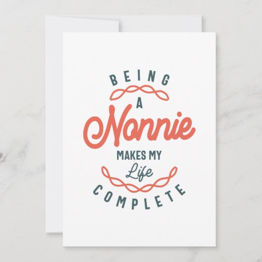 非ニーのおかげで私の人生は満たされている 母の日 招待状 (正面)