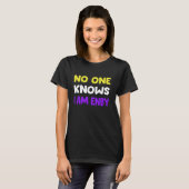 非バイナおもしろいリおよびトランスジェンダー2 Tシャツ (正面フル)