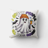 非バイナリおかしなハロウィーン – I幽霊の人々 クッション (正面)