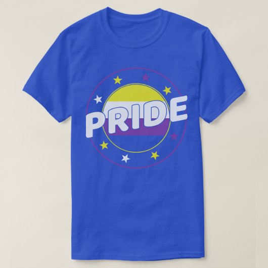 非バイナリエンビープライドLGBT Tシャツ (デザイン正面)