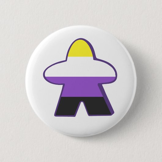 非バイナリゲーマーグループ 缶バッジ (正面)