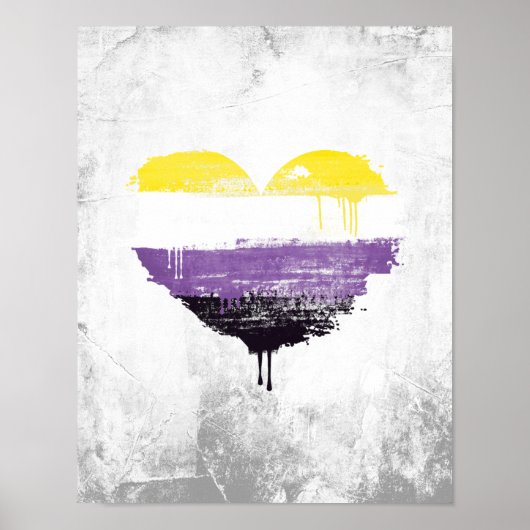 非バイナリハート ポスター (正面)