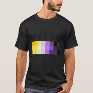非バイナリピクセルステッカー Tシャツ