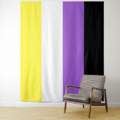 非バイナリフラグ余分な大きなLGBT タペストリー (インサイチュ)