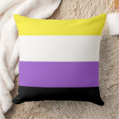 非バイナリフラグ20 x 20 クッション (ブランケット)