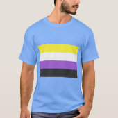 非バイナリフラグ Tシャツ (正面)