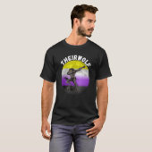 非バイナリフラグThirwolf非バイナリプライドL Tシャツ (正面フル)