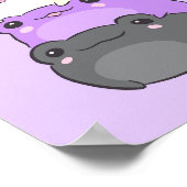 非バイナリプライドカエル – かわいいかわいい美学カエル ポスター (角)