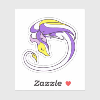 非バイナリプライドドラゴン シール