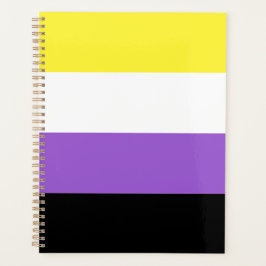 非バイナリプライドフラグモダン プランナー手帳