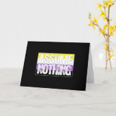 非バイナリプライドフラグ カード (黄色い花)