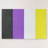 非バイナリプライドフラグ ジグソーパズル (横)