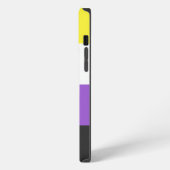 非バイナリプライドフラグ iPhoneケース (左側面)