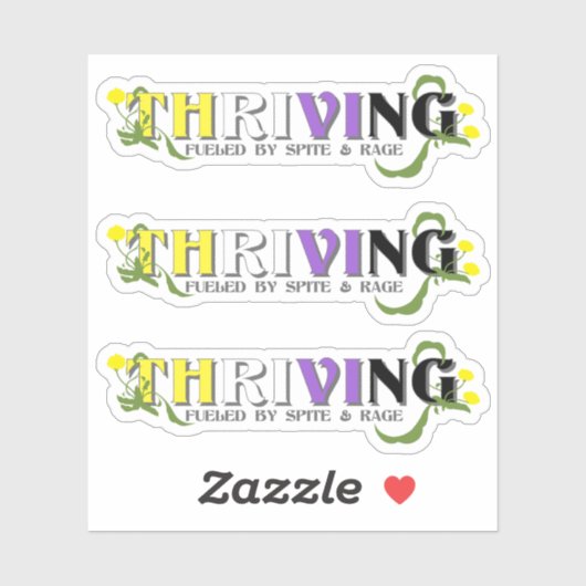 非バイナリプライド シール (シート)