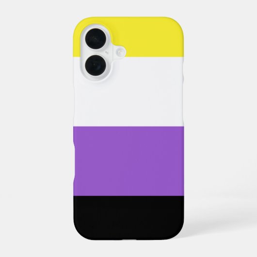 非バイナリプライド iPhone 16ケース (裏面)