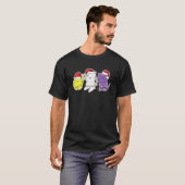 非バイナリーキャットクリスマスキャッツ Tシャツ (正面フル)
