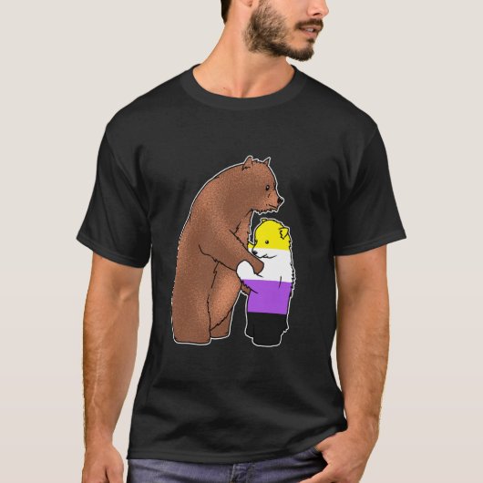 非バイナリーマママベア同性愛者kid tシャツ (正面)