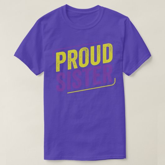 非バイナリー姉誇りを持ったLGBTエンビー姉妹同盟 Tシャツ (デザイン正面)