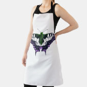 非バイナリーGenderqueerプライドアゲハチョウ蝶 エプロン (インサイチュ)