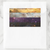非バイナリ星雲フラグステッカー 長方形シール (バッグ)