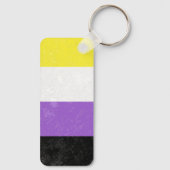 非バイナリ キーホルダー (裏面)