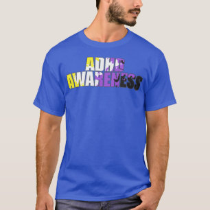 非バイナリADHD認識度 Tシャツ