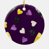 非バイナリCatオーナメント セラミックオーナメント (裏面)