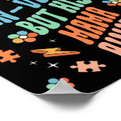 非バーバル自閉症の非話演説 ポスター (角)