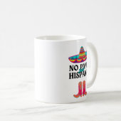 非パニック伝統月ヒスパニおもしろいック コーヒーマグカップ (正面右)