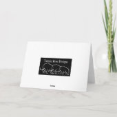 非フェスティバルのクリスマスカード シーズンカード (裏面)