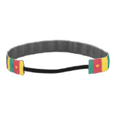 非ヘッドバスリップまたは滑ることンドとカメルーン国旗 アスレチックヘッドバンド (裏面)