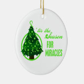 非ホジキンズリンパ腫クリスマス奇跡 セラミックオーナメント (右)