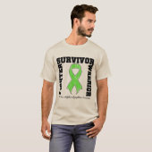 非ホジキンズリンパ腫生存戦闘員 Tシャツ (正面フル)