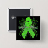 非ホジキンリンパ腫が繁栄する希望の信仰の治療 缶バッジ (正面&裏面)