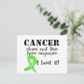 非ホジキンリンパ腫はもうここに住んでいない ポストカード (スタンド正面)