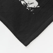 非ホジキンリンパ腫フラッグライムグリーンリボン フリースブランケット (角)