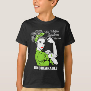 非ホジキンリンパ腫戦士の破壊不能認識度 Tシャツ