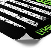 非ホジキンリンパ腫支持分隊リンパ腫がん ポスター (角)