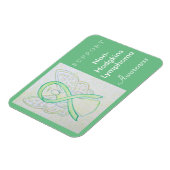 非ホジキンリンパ腫認識度エンジェルマグネット マグネット (左側)