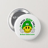 非ホジキンリンパ腫認識度リボンサポート 缶バッジ (正面&裏面)