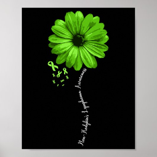 非ホジキンリンパ腫認識度戦士かわいらし ポスター (正面)