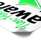 非ホジキンリンパ腫認識度5 ポスター (角)