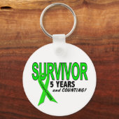 非ホジキンリンパ腫5年生存者 キーホルダー (正面)