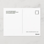 非一般的に美しい葉書(アイリス) ポストカード (裏面)