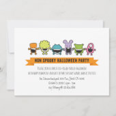 非不気味ハローウィンパーティ招待状 招待状 (正面)