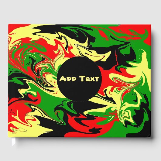 非中心の渦巻き ゲストブック (正面)