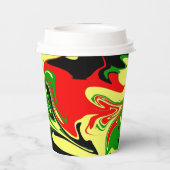 非中心の渦巻き 紙コップ (裏面)