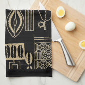 非中心の キッチンタオル (四つ折り)