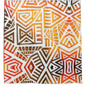 非中心の シャワーカーテン (正面)